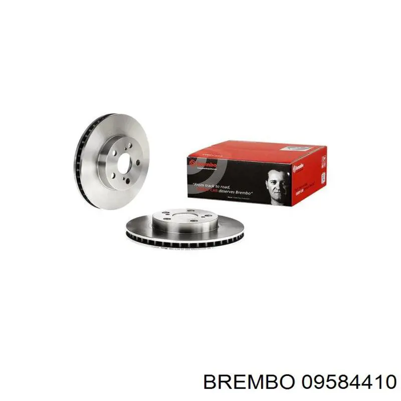 Гальмівні диски передні 09584410 Brembo