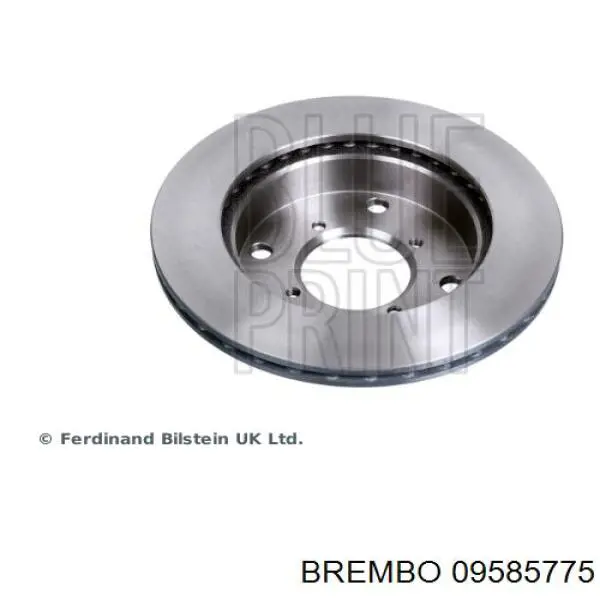 09585775 Brembo Гальмо дискове переднє