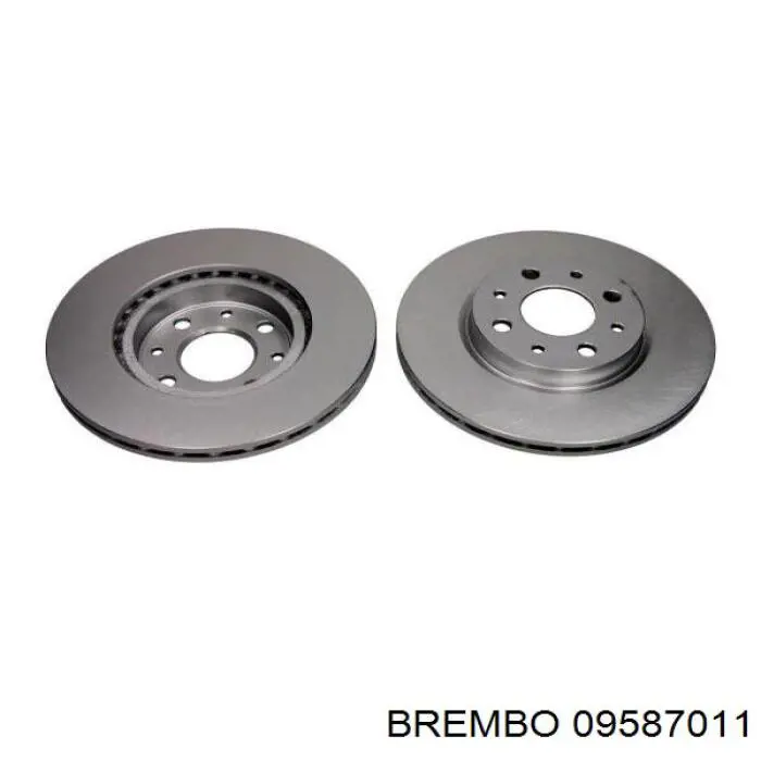 Диск переднього гальма Brembo 09587011 ціна, від 27.55 USD