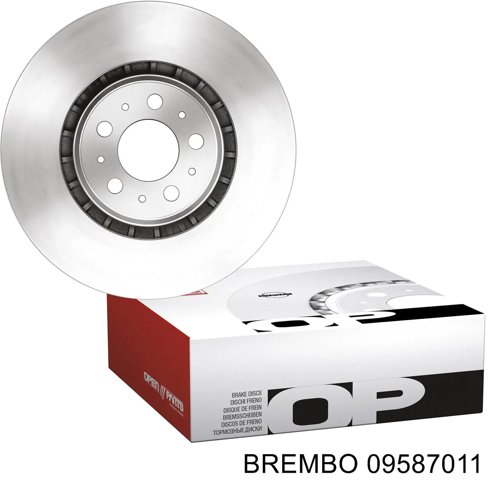 Купити 09587011 Brembo Ротор гальмівний
