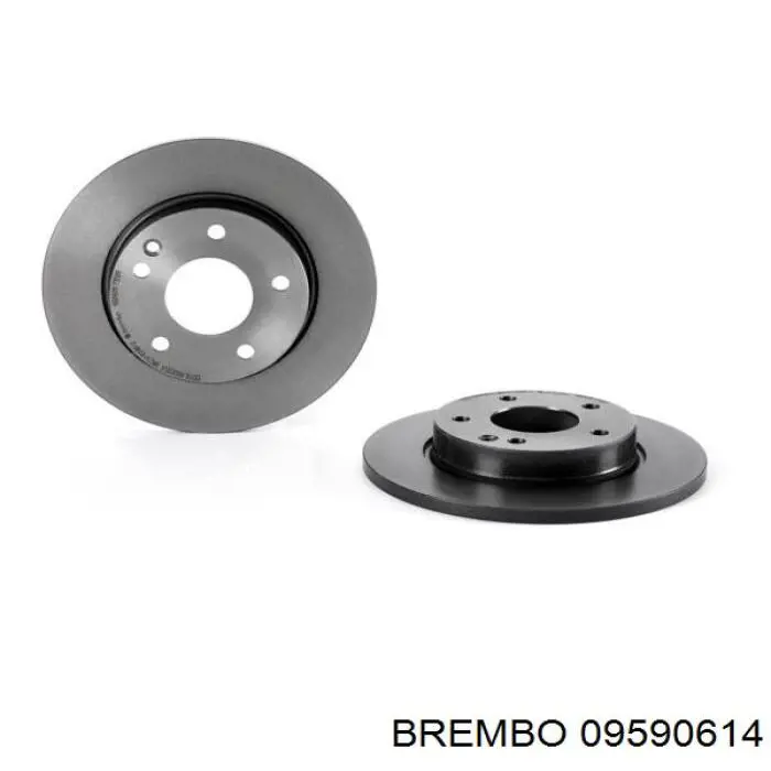 09590614 Brembo диск гальмівний передній