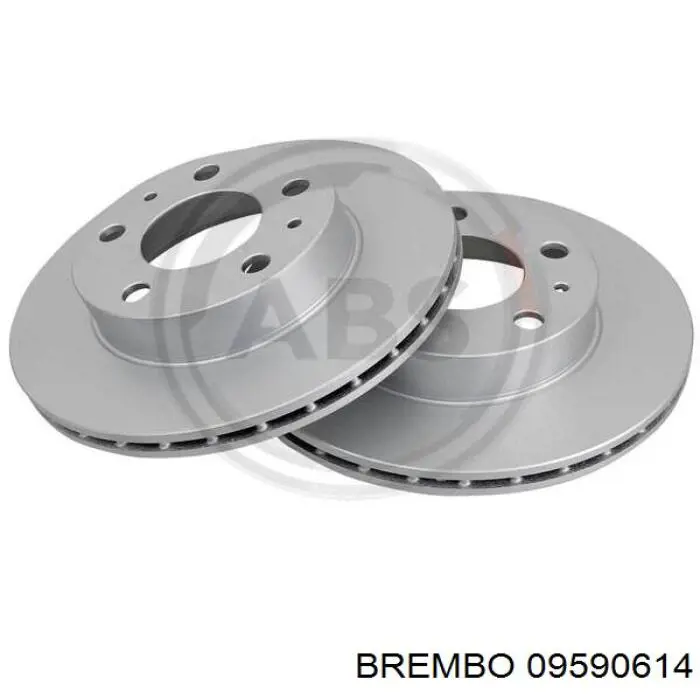 09590614 Brembo Гальмо дискове переднє