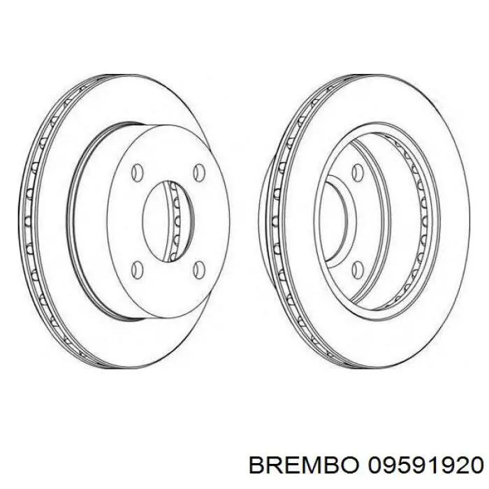 Диск переднього гальма Volvo 1392940 ціна, від 16.47 USD