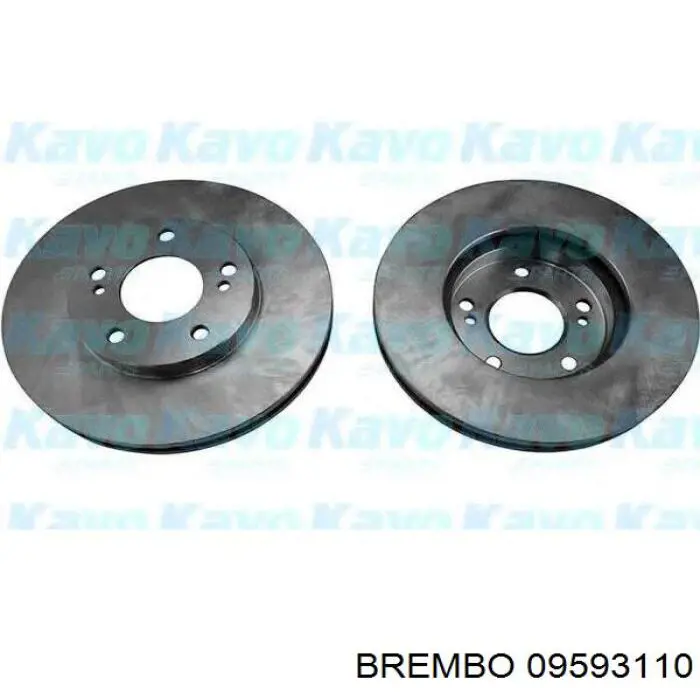 Диск переднього гальма Brembo 09593110 ціна, від 52.63 USD