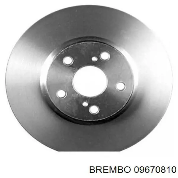 09670810 Brembo Гальмо дискове переднє