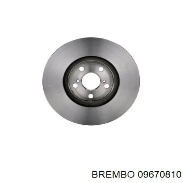 Диск переднього гальма Brembo 09670810 ціна, від 39.70 USD