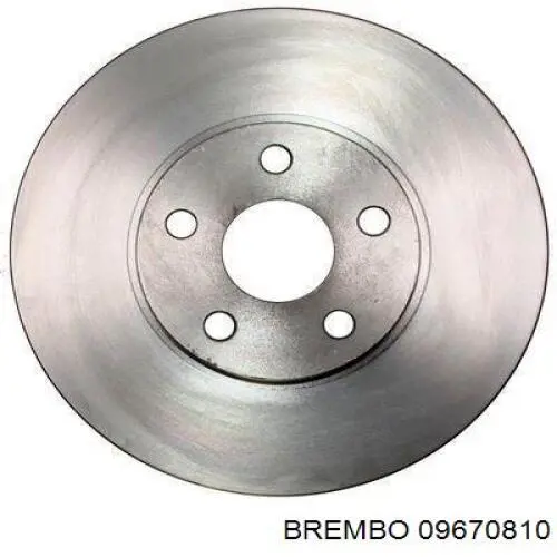 09670810 Brembo диск гальмівний передній