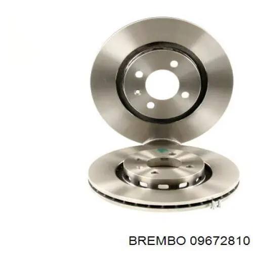 09672810 Brembo диск гальмівний передній