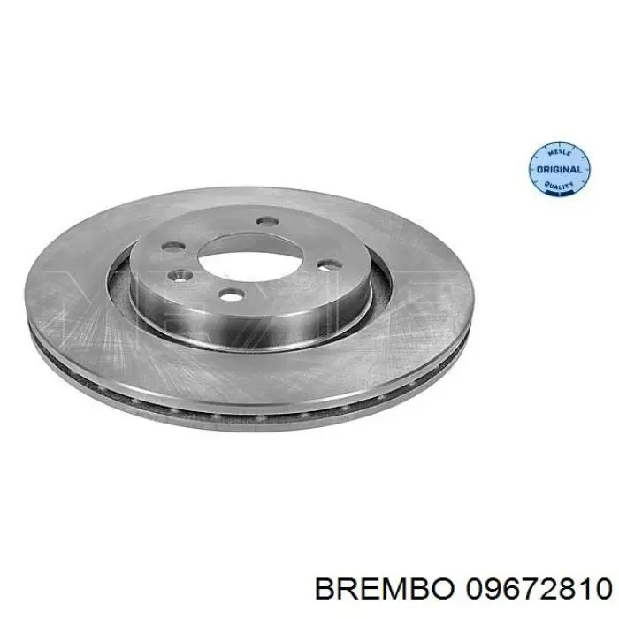 Диск переднього гальма Brembo 09672810 ціна, від 43.93 USD