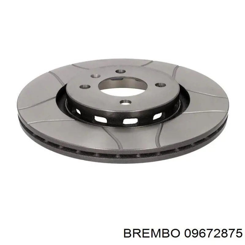 09672875 Brembo диск гальмівний передній