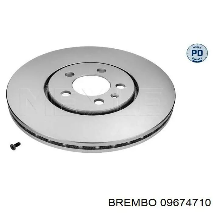 Гальмівні диски передні 09674710 Brembo