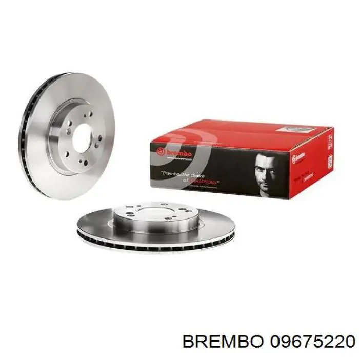 09675220 Brembo диск гальмівний передній