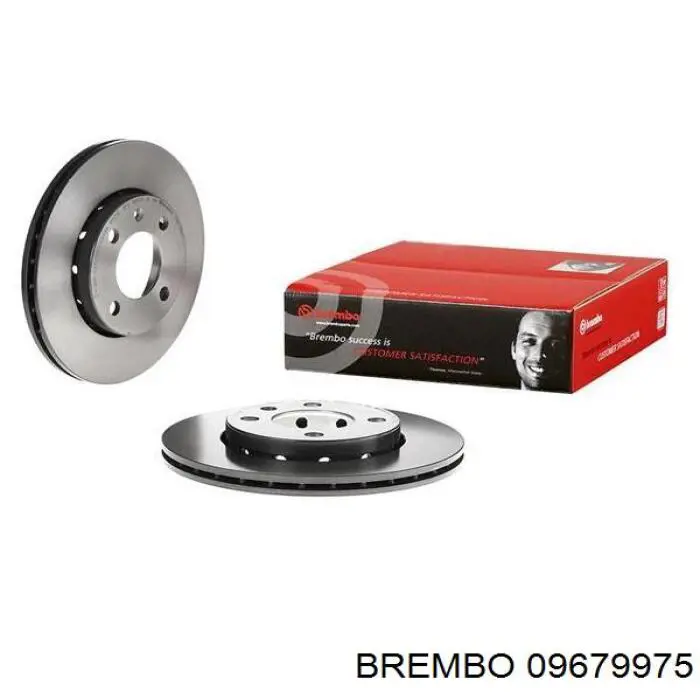 Диск гальмівний передній 09679975 Brembo