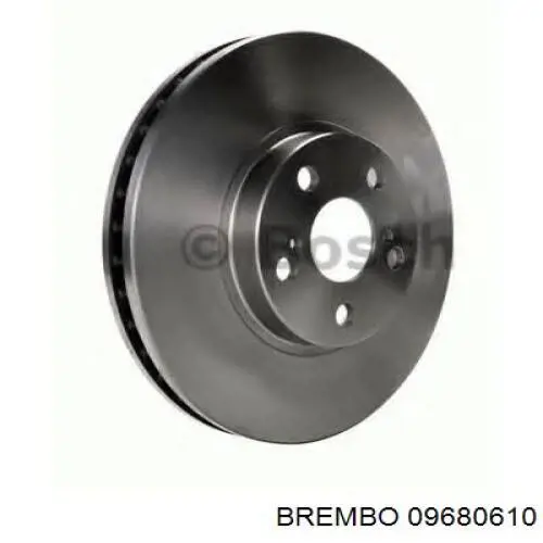 Купити 09680610 Brembo Ротор гальмівний