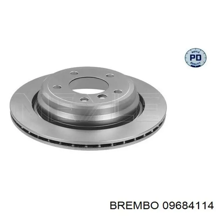 Купити 09684114 Brembo Диск заднього гальма