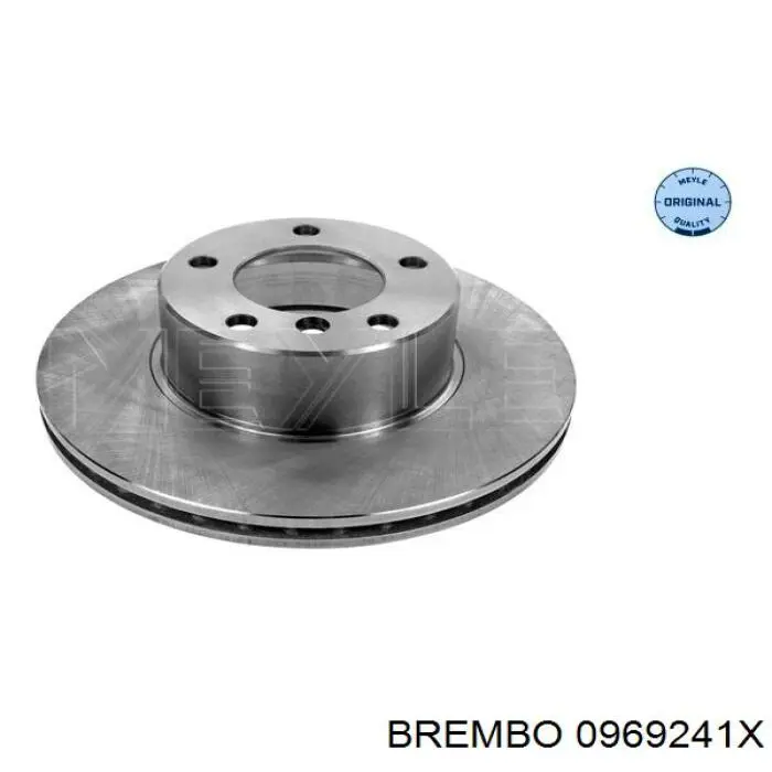 Диск гальмівний передній 0969241X Brembo