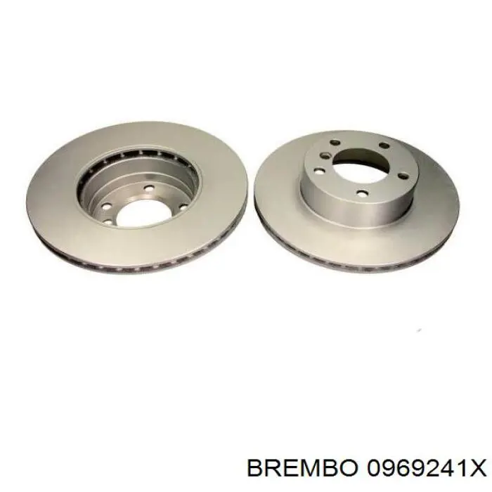 Диск переднього гальма Brembo 0969241X ціна, від 76.83 USD
