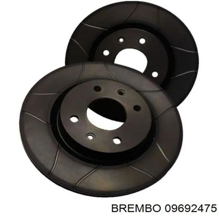 09692475 Brembo диск гальмівний передній