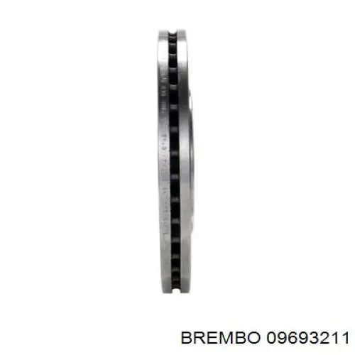 Диск переднього гальма Brembo 09693211 ціна, від 32.50 USD