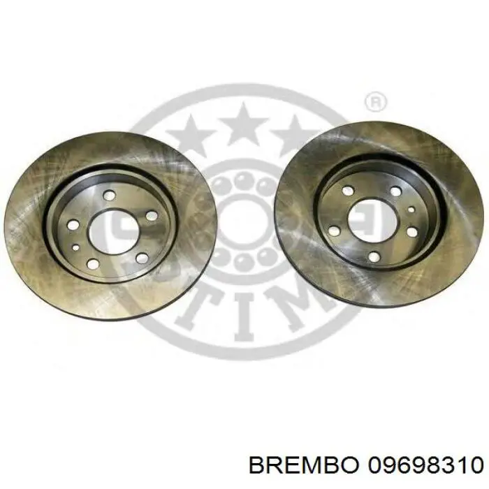 Купити 09698310 Brembo Ротор гальмівний