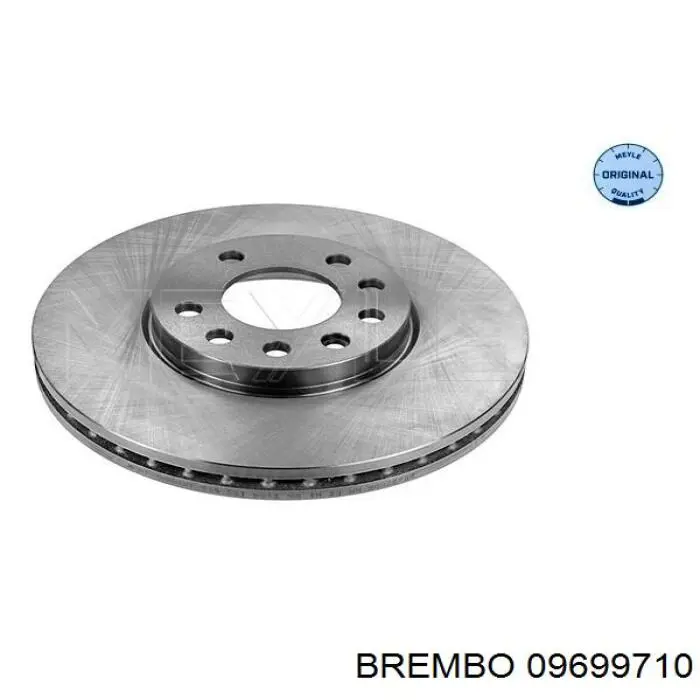 Купити 09699710 Brembo Ротор гальмівний