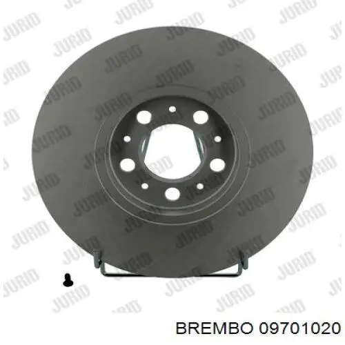 Диск переднього гальма Brembo 09701020 ціна, від 42.97 USD