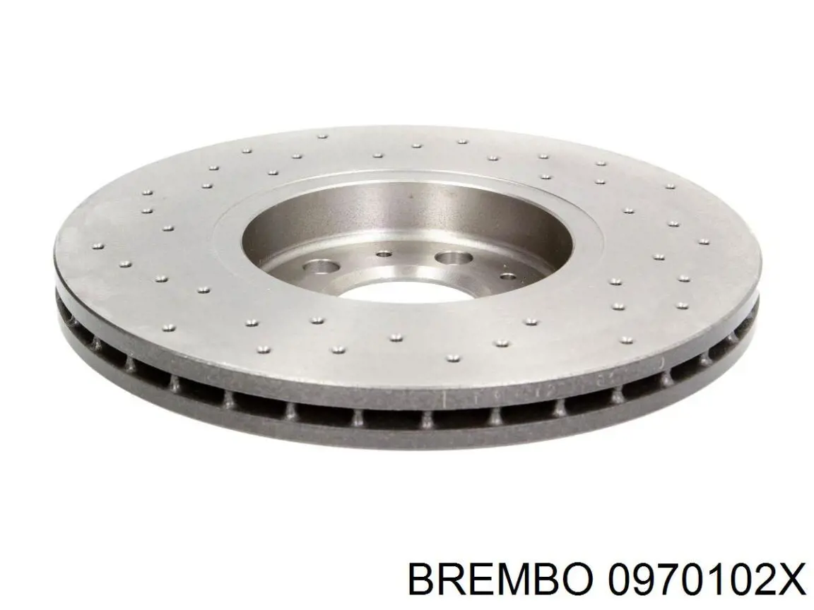 0970102X Brembo диск гальмівний передній