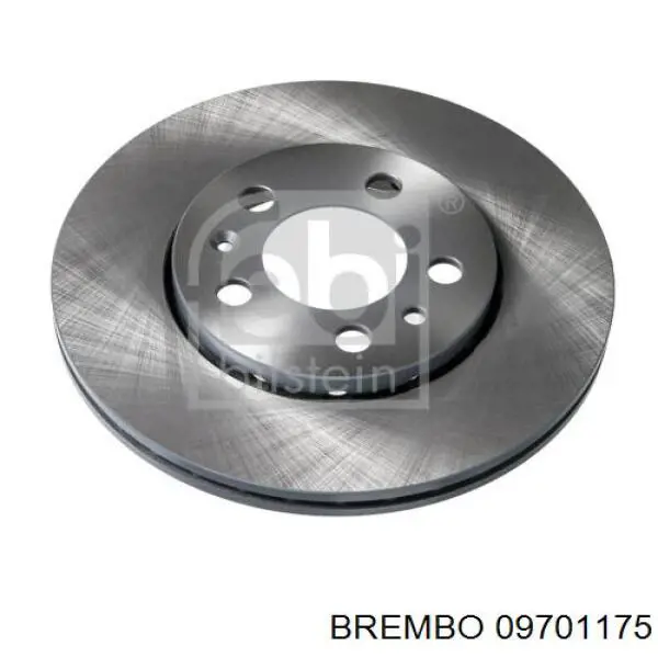 Диск переднього гальма Brembo 09701175 ціна, від 43.72 USD