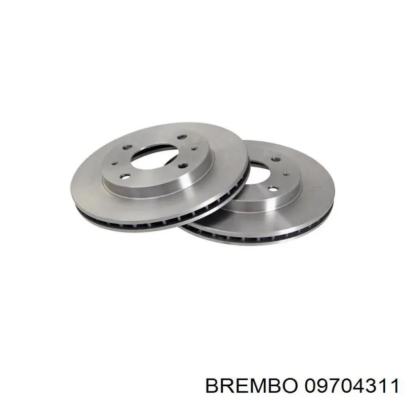 Гальмівні диски передні 09704311 Brembo