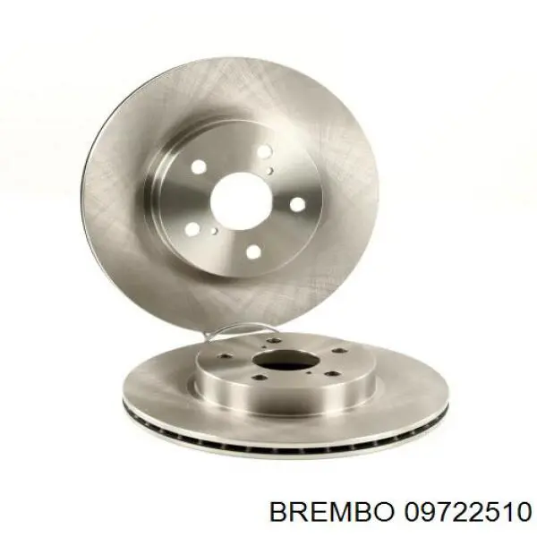 Диск гальмівний передній 09722510 Brembo