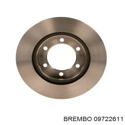 09722611 Brembo диск гальмівний передній