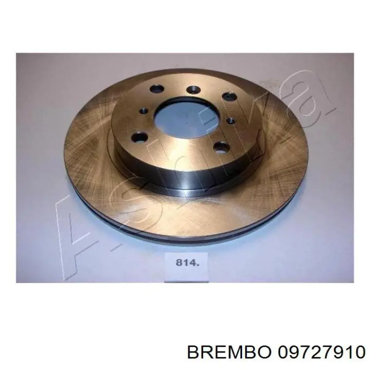 09727910 Brembo диск гальмівний передній