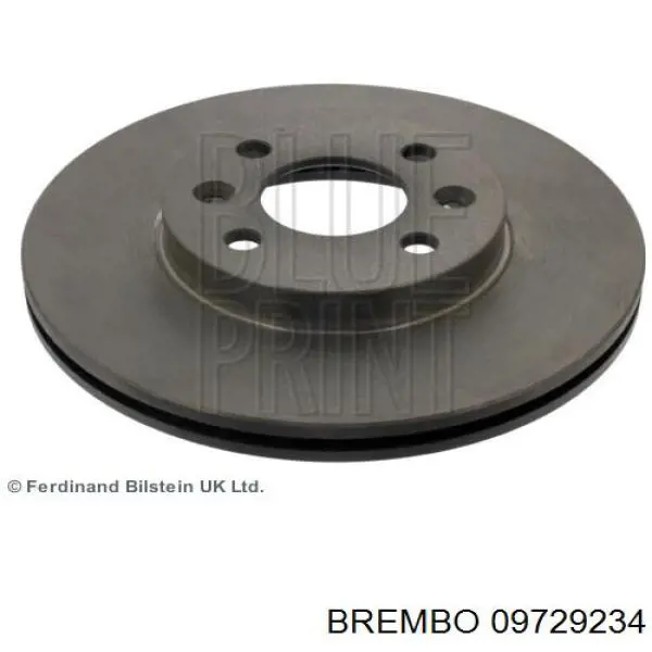 Диск гальмівний передній 09729234 Brembo