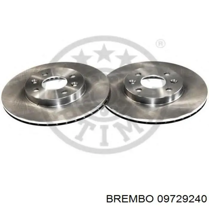 Купити 09729240 Brembo Ротор гальмівний