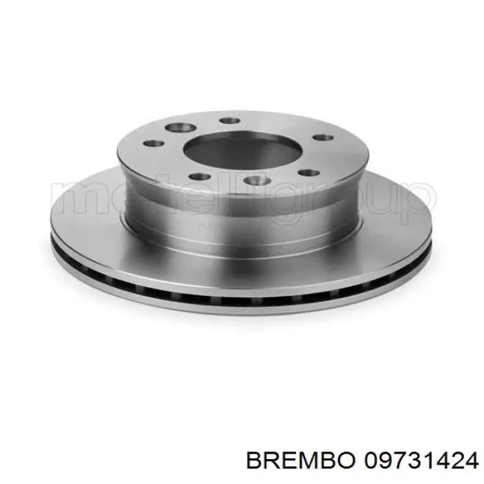 Диск переднього гальма Brembo 09731424 ціна, від 44.35 USD