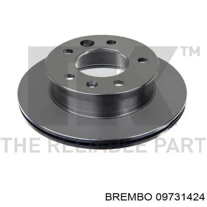 09731424 Brembo Гальмо дискове переднє