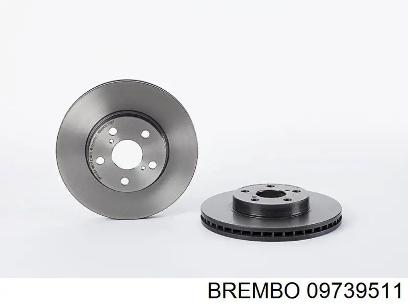 09739511 Brembo диск гальмівний передній