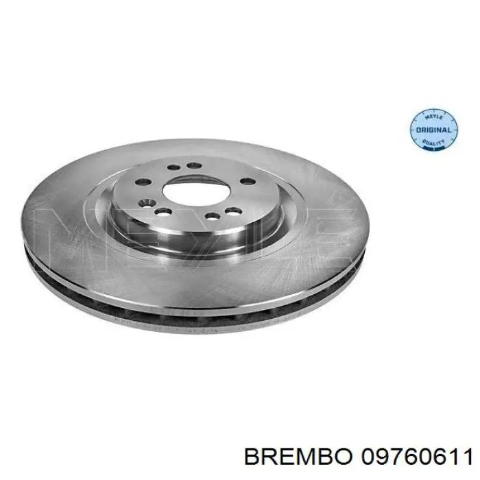 Диск переднього гальма Brembo 09760611 ціна, від 91.26 USD