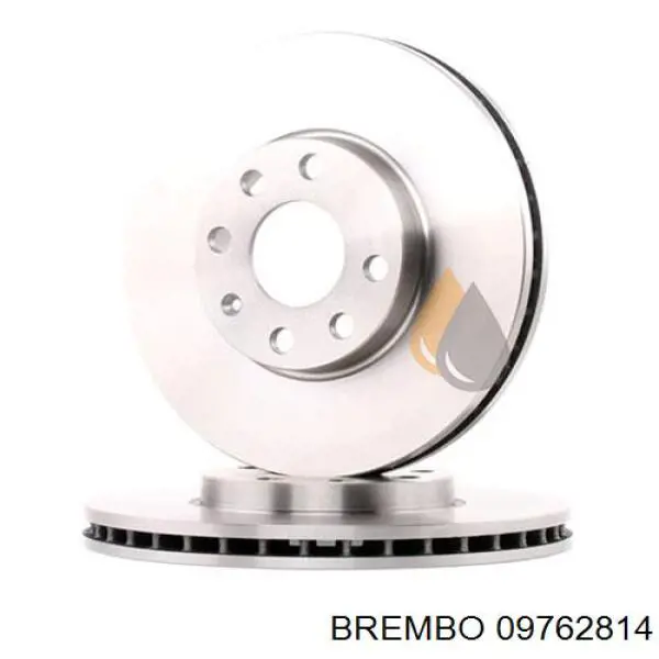 Купити 09762814 Brembo Ротор гальмівний