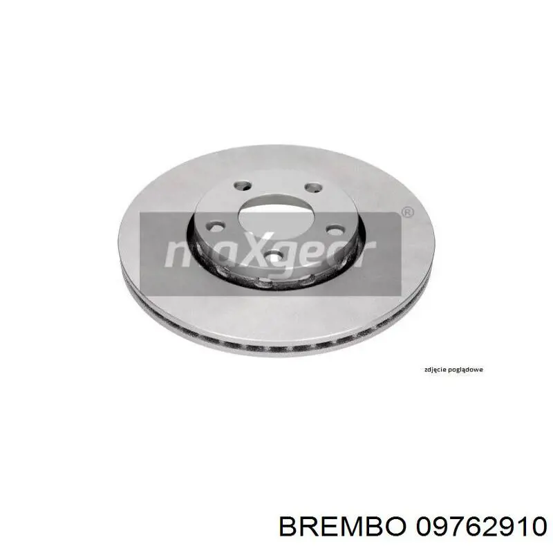 09762910 Brembo Гальмо дискове переднє