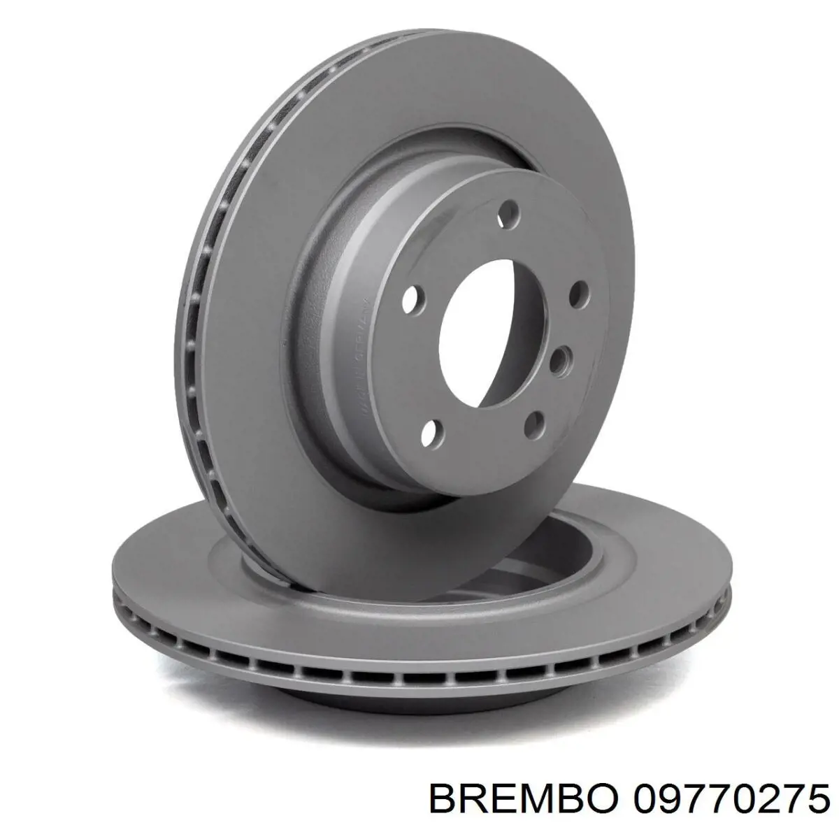 Купити 09770275 Brembo Диск заднього гальма