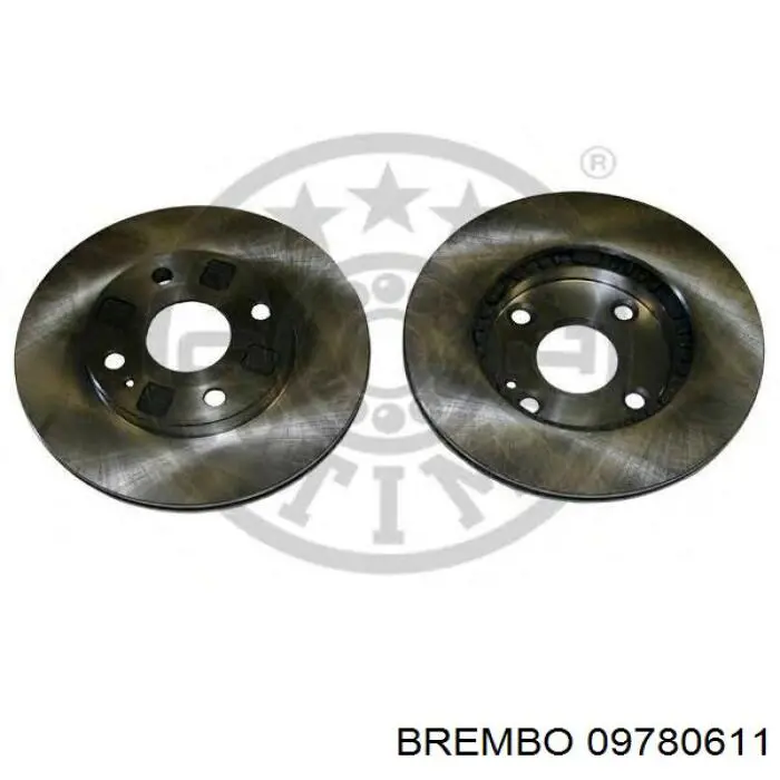 Гальмівні диски передні 09780611 Brembo