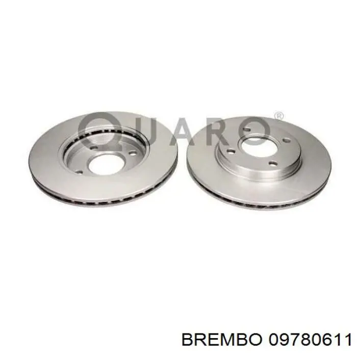Купити 09780611 Brembo Ротор гальмівний