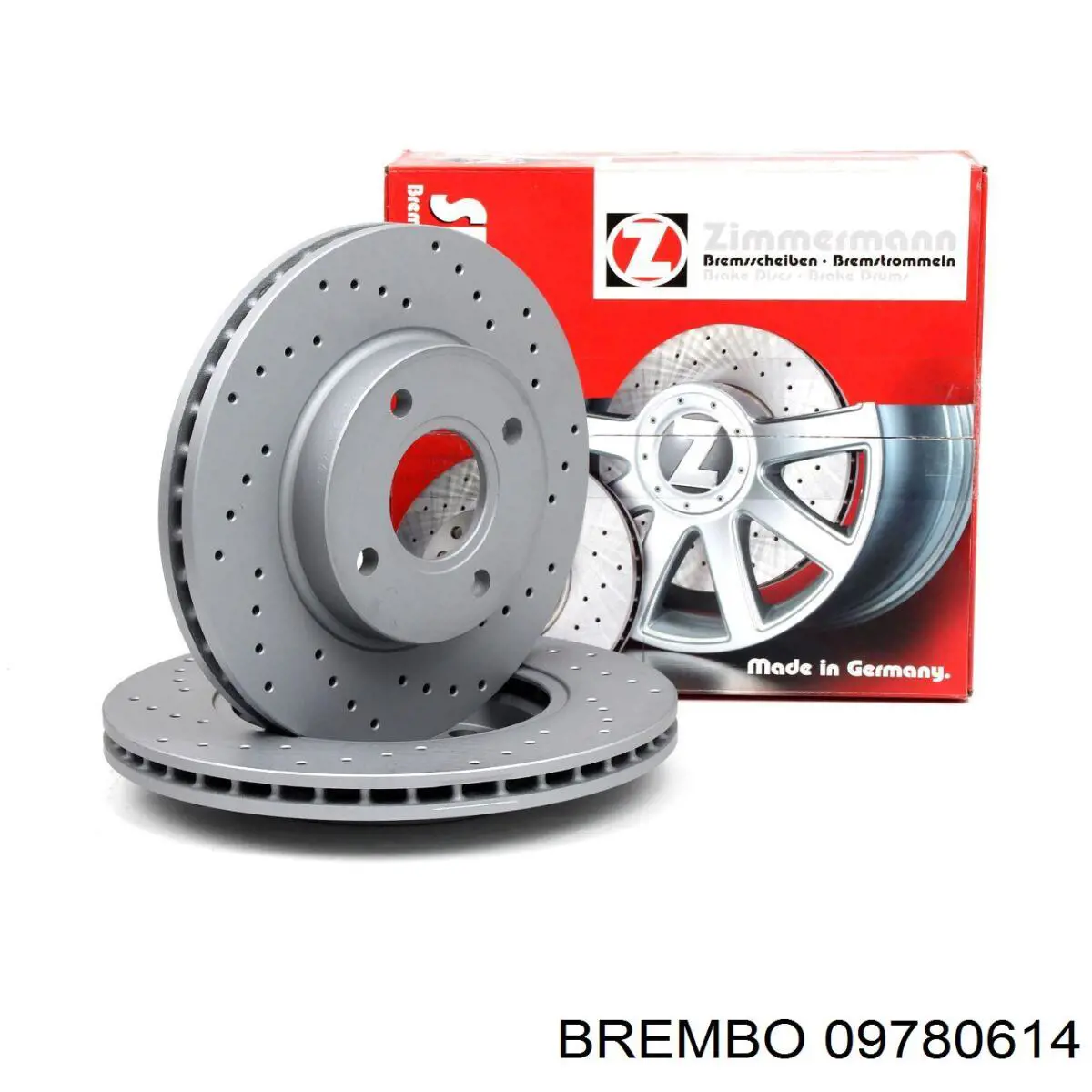 Гальмівні диски передні 09780614 Brembo