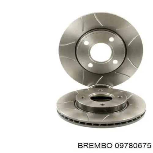 09780675 Brembo диск гальмівний передній