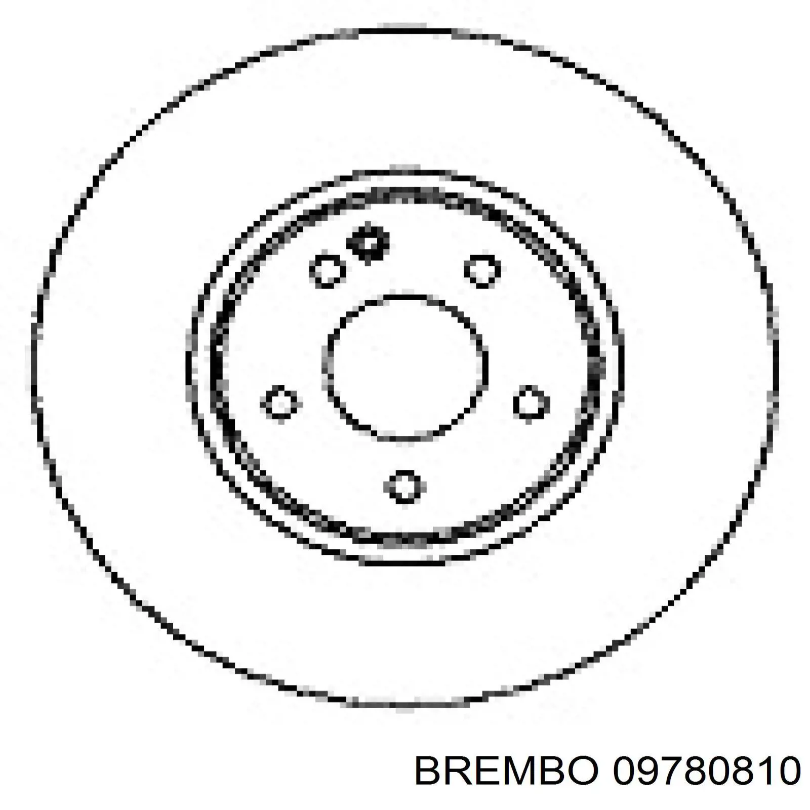 Диск гальмівний передній 09780810 Brembo