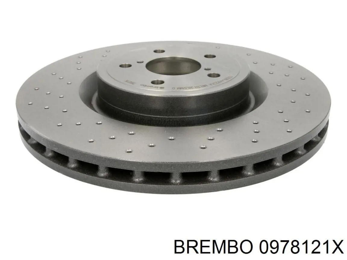 0978121X Brembo диск гальмівний передній