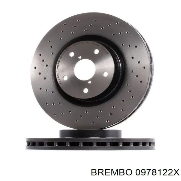 0978122X Brembo Гальмо дискове переднє