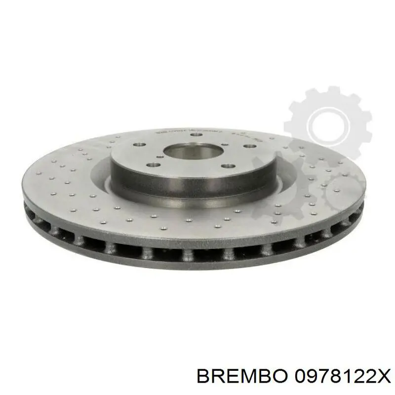 Купити 0978122X Brembo Ротор гальмівний