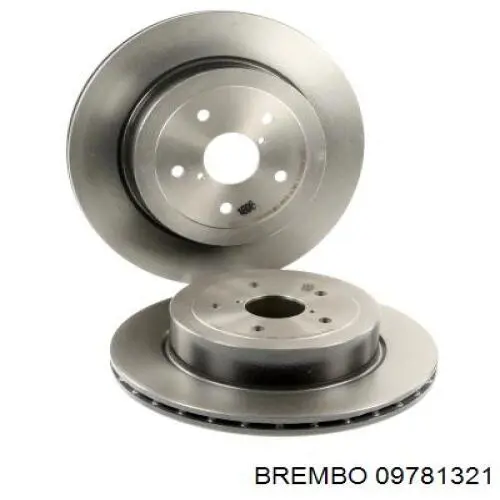 Диск гальмівний задній Brembo 09781321